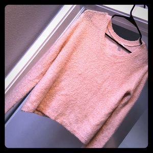 Comfy pink sweater!